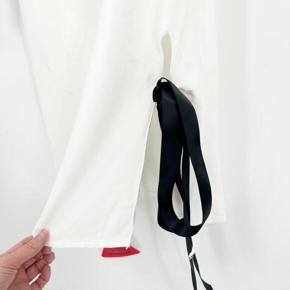 NWT Ego Womens Cocktail Graduation Party Tie Slit And Shoulder Mini Dress Size 2 - Picture 3 of 8